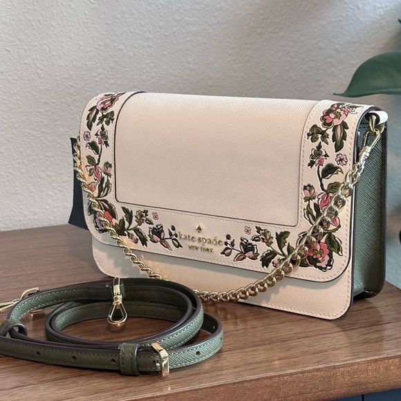 kate spade Handbags - NWT - Kate Spade Madison Floral Medium Convertible Crossbody